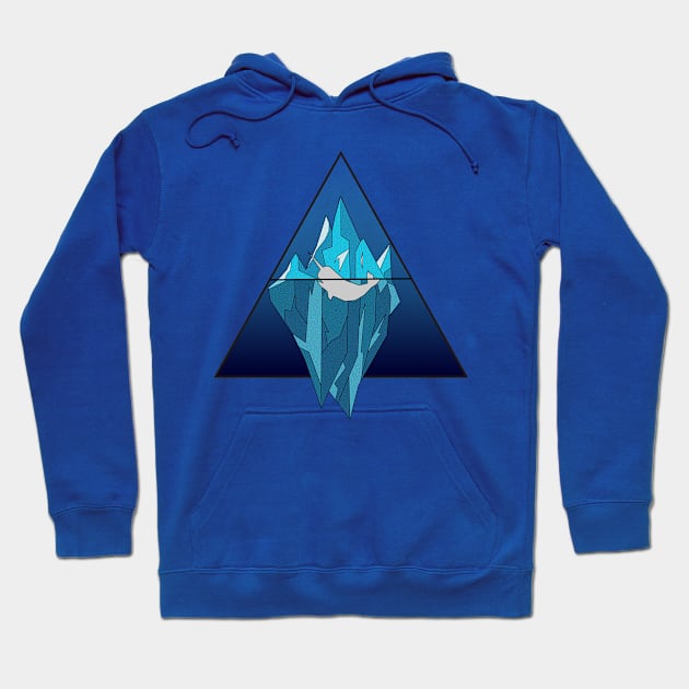 iceberg and norval in  triangle Hoodie by unicorn_armor